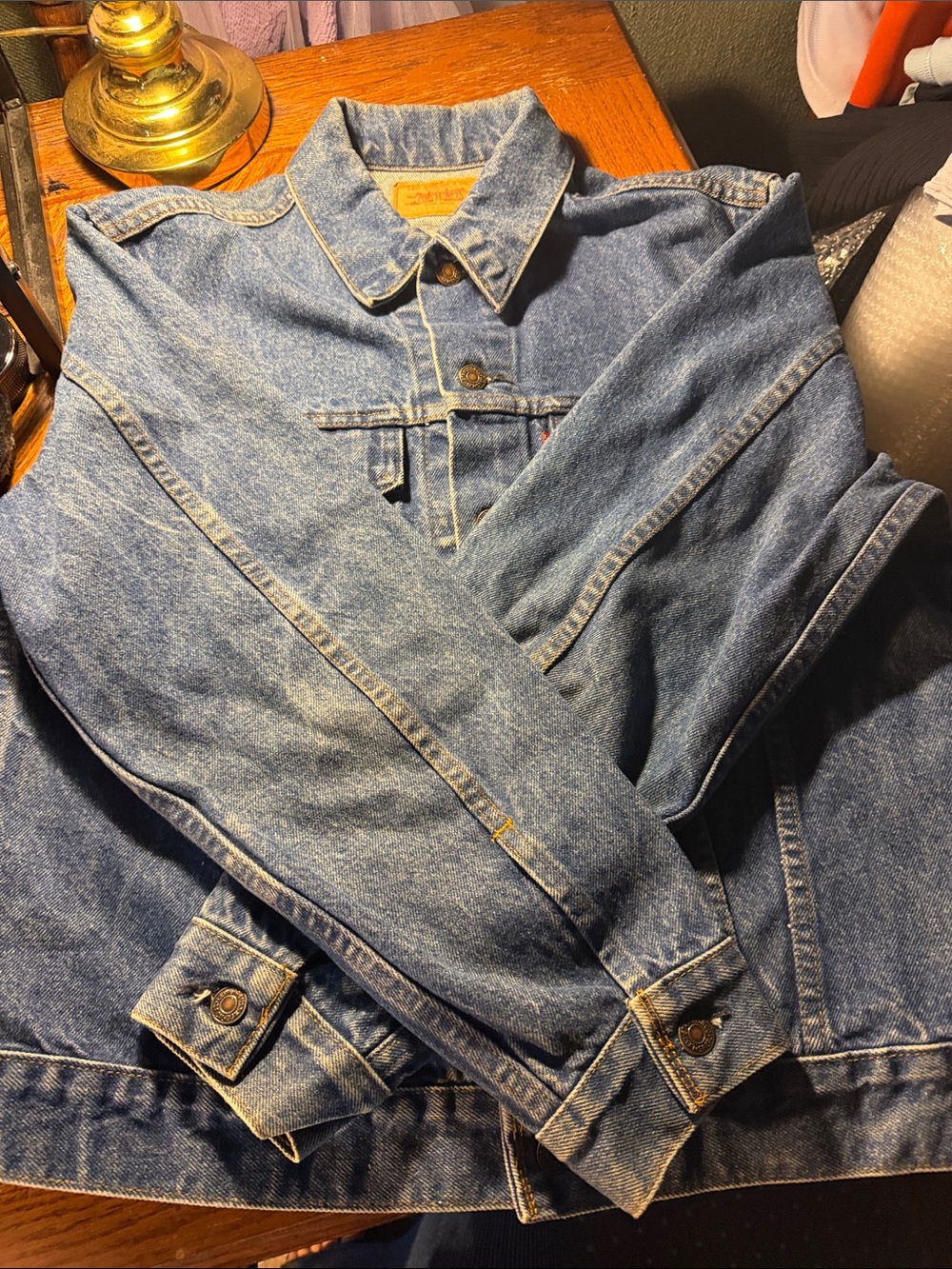 Signature by Levi Strauss Light Blue Denim Shirt Jacket